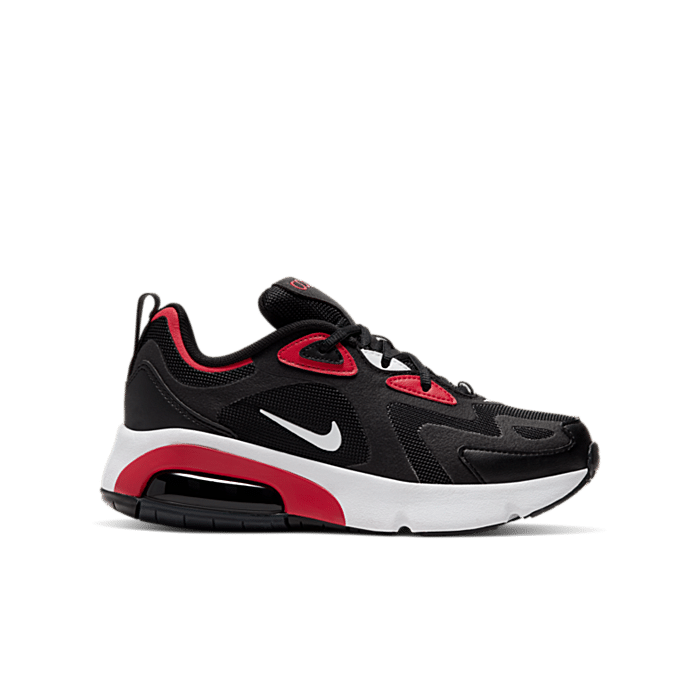 black and red air max 200