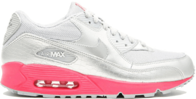 Nike Air Max 90 CMYK Pack Flamingo Metallic Silver/Metallic Silver-Flamingo 308856-002
