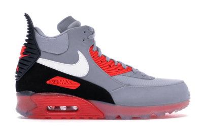Nike Air Max 90 Sneakerboot Ice Wolf Grey Infrared Wolf Grey/White-Anthracite-Infrared-Black 684722-006