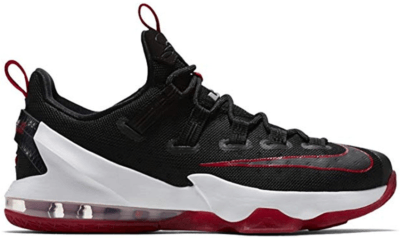 Nike LeBron 13 Low Black Red White Black/University Red-White 831925-061