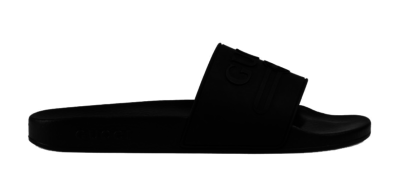 Gucci Logo Slide Rubber Black 522887 JCZ00 1031