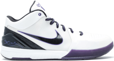 Nike Kobe 4 Inline White/Black-Varsity Purple 344335-101