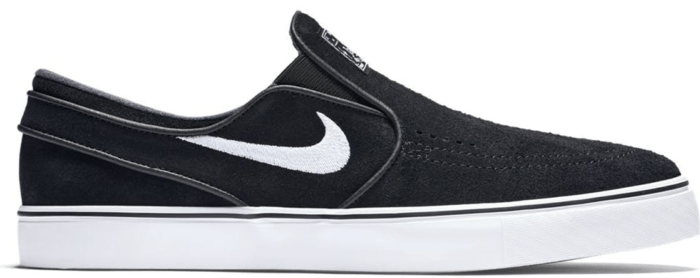 Nike SB Zoom Stefan Janoski Slip-On Black White Black/Cool Grey-White 833564-001