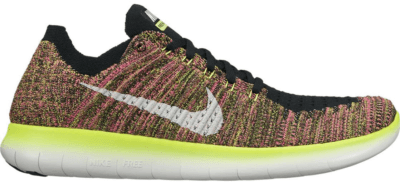 Nike Free Run Flyknit Unlimited Olympic Multi-Color/Black-White-Volt 843430-999