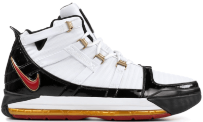 Nike LeBron 3 Remix White/Varsity Crimson-Metallic Gold-Black BAM153-M26-C1/312147-153