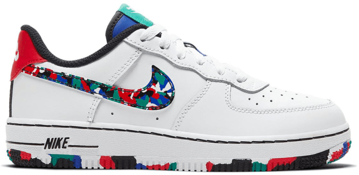 nike air force 1 white multi