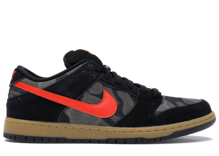 Nike SB Dunk Low Black Rough Green 313170-083 | Zwart