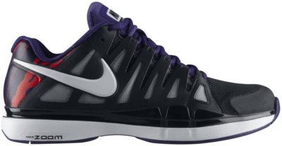 Nike Zoom Vapor 9 Agassi Pack Black/White-Court Purple 488000-015