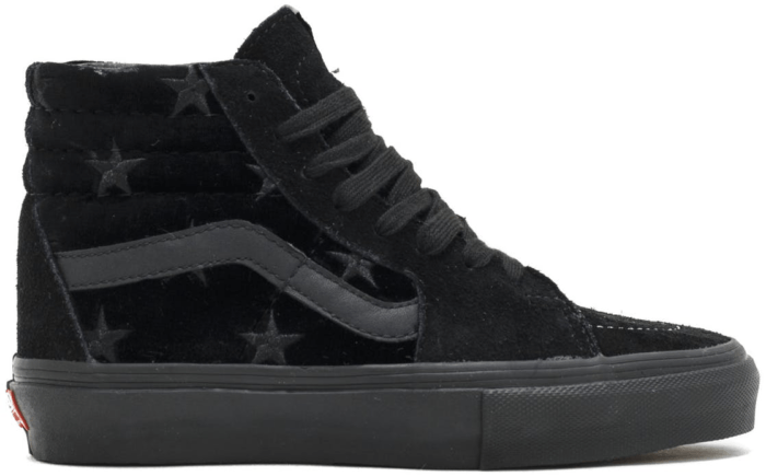 black vans velvet