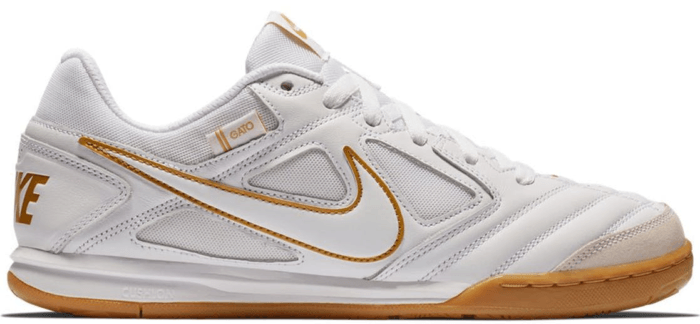 nike sb gato white gold