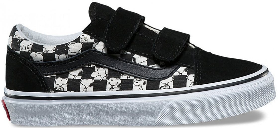 vans snoopy checkerboard