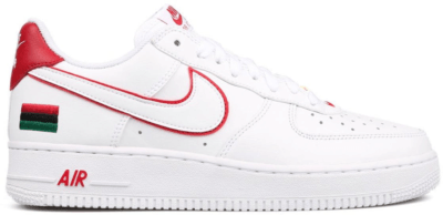 Nike Air Force 1 Low BHM (2015) White/University Red/White 739389-100