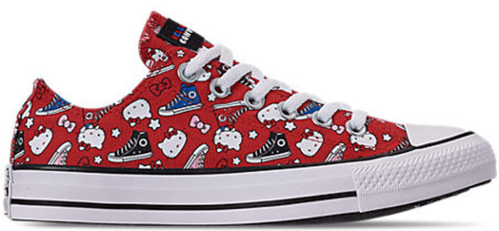 Converse Chuck Taylor All-Star Ox Hello Kitty Fiery Red (W) Fiery Red/Black-White 163913F