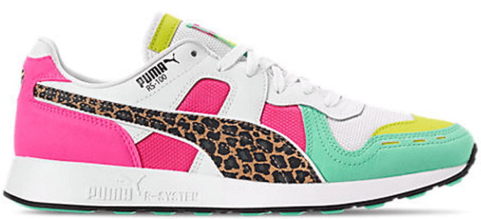 Puma RS-100 Party Zebra White/Biscay Green-Knockout Pink 368292-01
