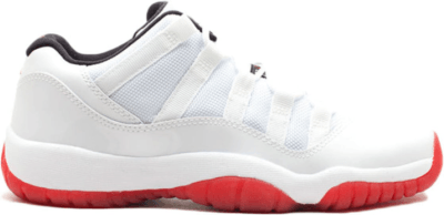Jordan 11 Retro Low White Varsity Red (GS) 528896-101