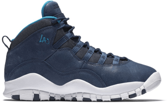 Jordan 10 Retro Los Angeles Gs 404 Blauw