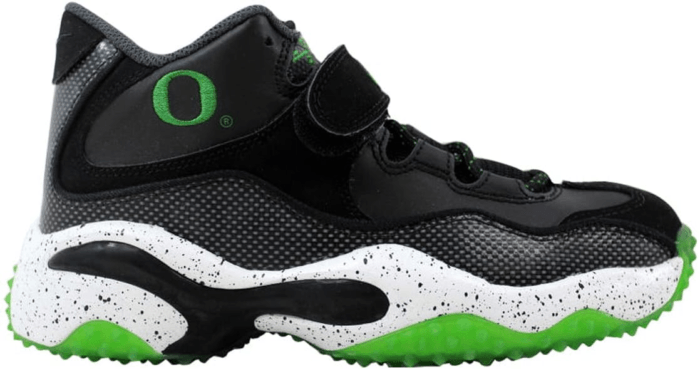 Nike Air Zoom Turf Oregon Ducks (GS) Black/Apple Green-Anthracite 643230-004