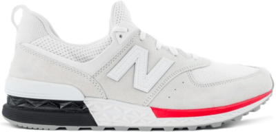 New Balance 574 Sport White Red MS574AW