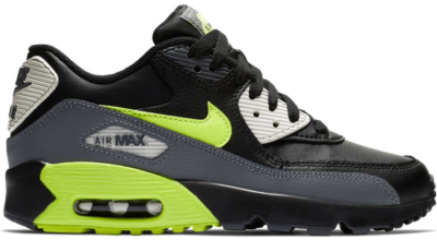 Nike Air Max 90 Dark Grey Volt Black (GS) 833412-023