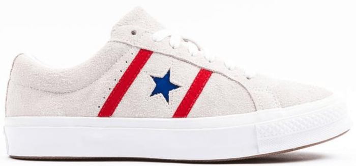 Converse One Star Academy Ox White Red Blue 164390C