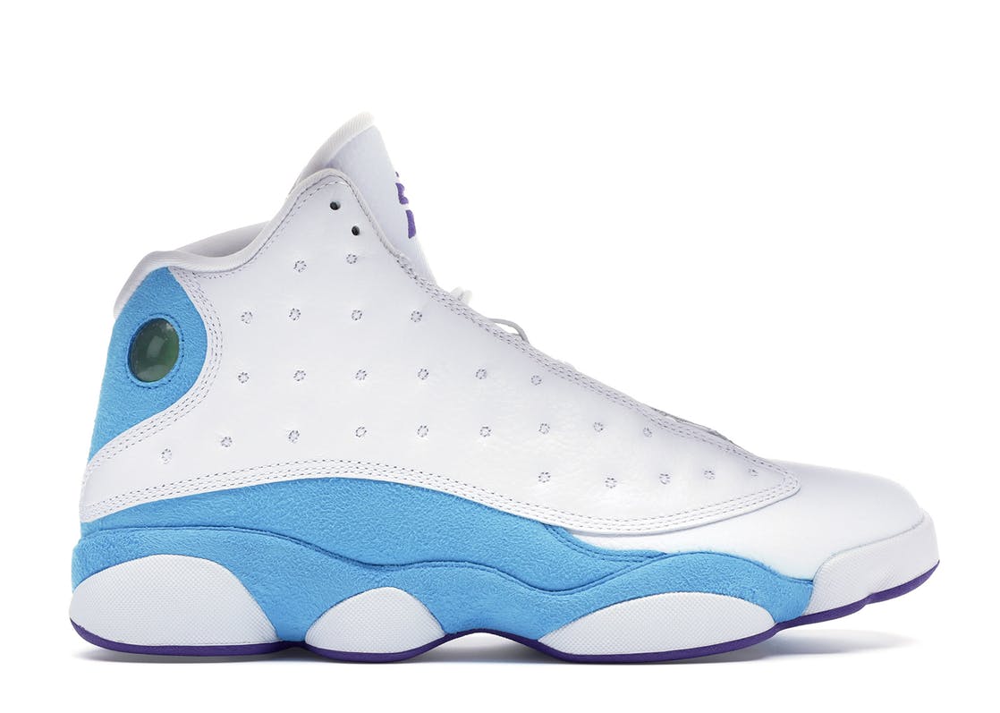 Jordan 13 Retro Chris Paul Home White/India Blue/Purple ...