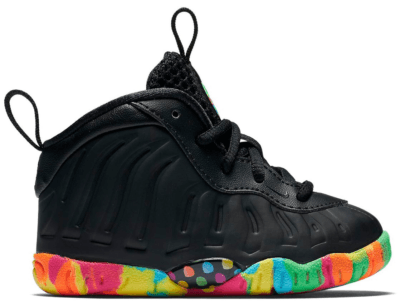 Nike Air Foamposite One Black Fruity Pebbles (TD) Black/Poison Green-Pink Flash-Gamma Blue 846079-001