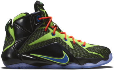Nike LeBron 12 Gamer (GS) Black/Electric Green-Bright Crimson-Hyper Cobalt 685181-009
