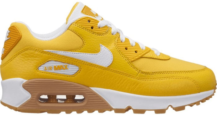 Nike Air Max 90 Tour Yellow Gum (W) Tour Yellow/White-Gum Light Brown 896497-701
