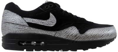 Nike Air Max 1 Premium Black (W) Black/Metallic Hematite-Black 454746-005
