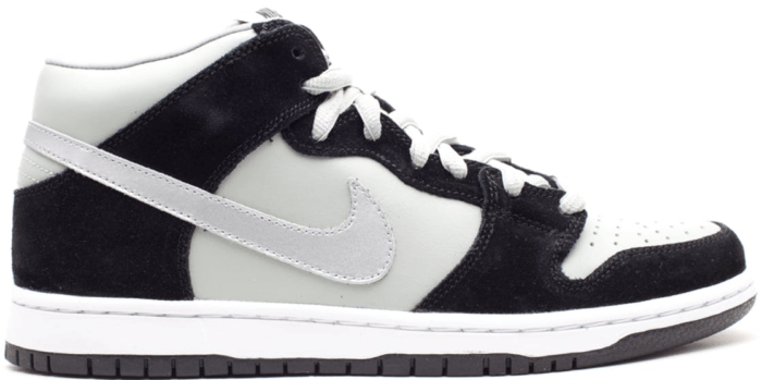 Nike SB Dunk Mid Black Silver Black/Metallic Silver-Medium Silver  314383-009 | Zwart
