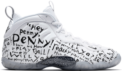 Nike Air Foamposite One Lil’ Penny (GS) White/Black 644791-101