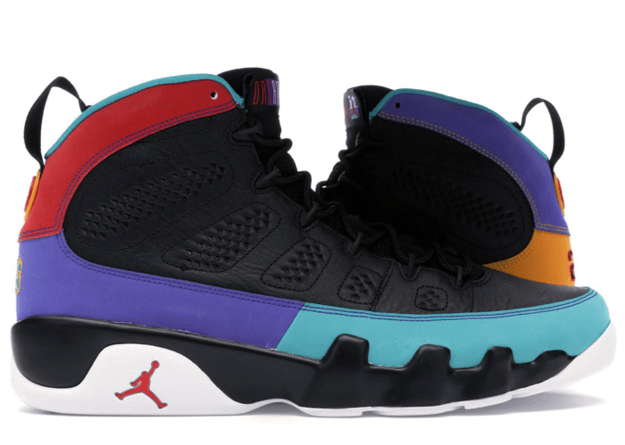 black university red concord jordan 9