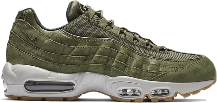 olive canvas air max 95