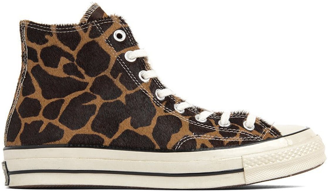 Converse Chuck Taylor All Star 70 Hi Pony Hair Cheetah 164590C