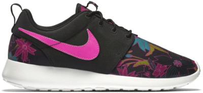 Nike Roshe Run Floral Print Pink Foil Black/Pink Foil-Sail 749986-061
