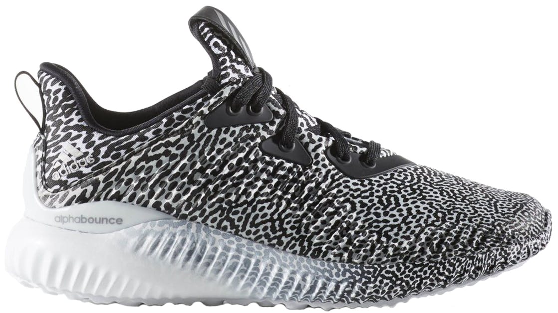 adidas Alphabounce Motion Capture (Youth) Core Black/Neo Iron/Running White B42669 | Zwart