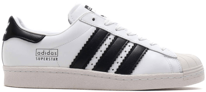 adidas Superstar 80s Enlarged Stripes White Running White/Core Black/Crystal White CG6496
