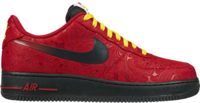 Nike Air Force 1 Low Red Paisley University Red/Black-University Red 488298-617