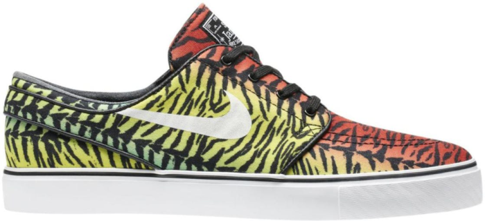Nike SB Stefan Janoski Zoom Tiger Pack Red Challenge Red/White-Lucid Green-Tour Yellow 615957-613