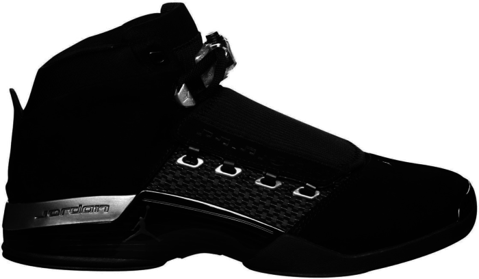 Jordan 17 Retro Black Silver CDP (2008) 322721-001