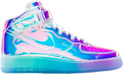 Nike Air Force 1 Mid Iridescent (Nike ID) Multicolor/Blue/Violet 779425-991