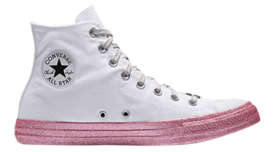 Converse Chuck Taylor All-Star High Miley Cyrus White Pink White 162239C