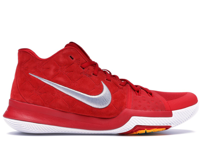 Nike Kyrie 3 Red Suede 852395-601