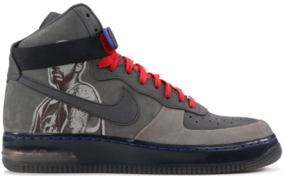 Nike Air Force 1 High Supreme Rasheed Wallace (New Six) Flint Grey/Anthracite-Varsity Red 315096-001
