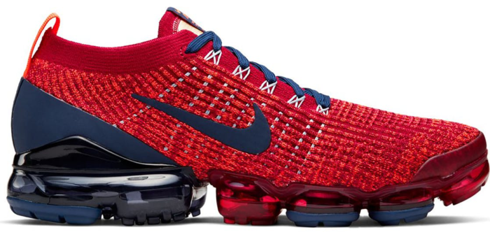 Nike Air VaporMax Flyknit 3 Noble Red Blue Void AJ6900-600