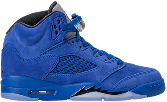 Jordan 5 Retro Blue Suede Gs 4408 401 Blauw