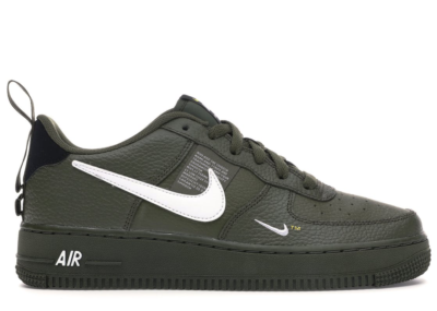 Nike Air Force 1 Low Utility Olive Canvas (GS) Olive Canvas/Black-White-Tour Yellow AR1708-300