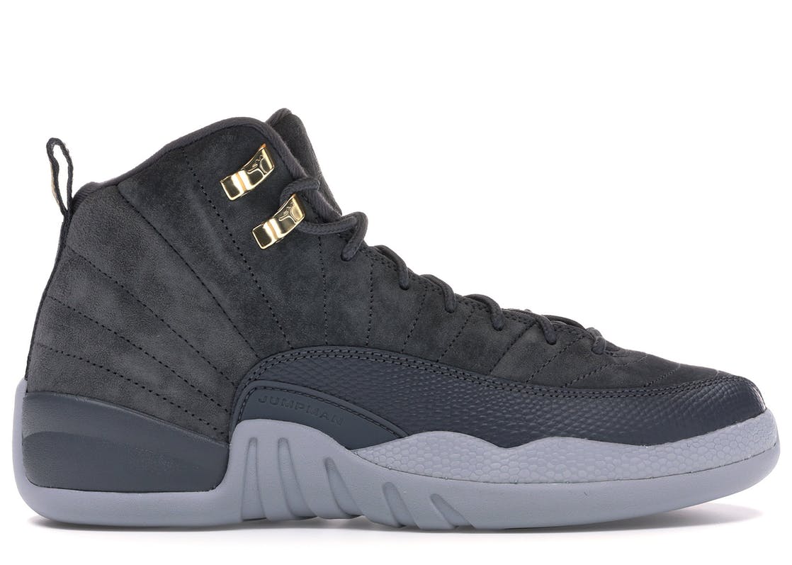 nike air jordan 12 retro dark grey