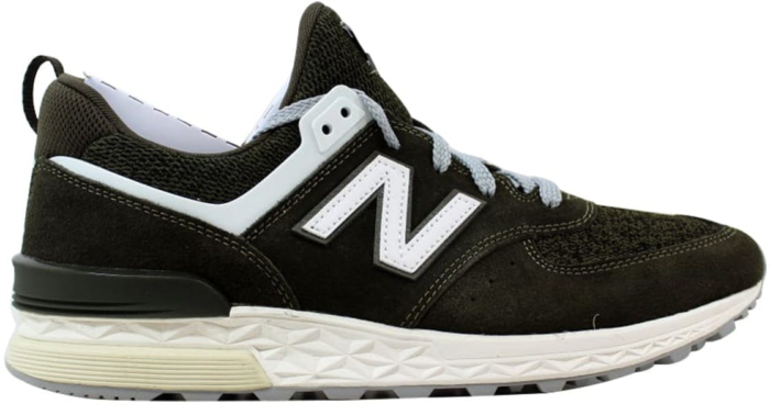 New Balance 574 Sport Green White Green White MS574BM