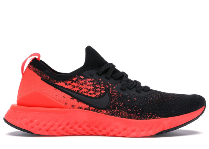 Nike Epic React Flyknit 2 Black Bright Crimson Infrared BQ8928-008